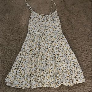 H&M Floral Open Back Dress